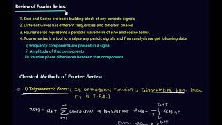 Review of Fourier Series  Signals and Systems [upl. by Jair]