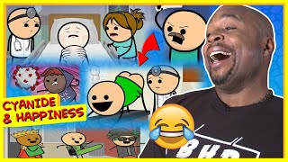 Cyanide amp Happiness  Animated Vine Quarantine Compilation [upl. by Nosnevets34]