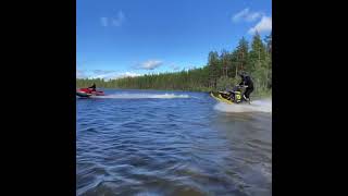 Snowmobile VS Jetski [upl. by Lamaaj175]