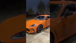 Toyota G86 going crazy at the gas station brz trackhawk hellcat srt mopar viralvideo shorts [upl. by Ward74]