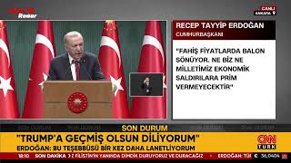 Cumhurbaşkanı Recep Tayyip Erdoğan Kabine Toplantısı Sonrasında Açıklama Yapıyor [upl. by Christensen]