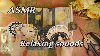 되돌릴수 없는 시간  빈티지 다꾸  ASMR  Scrapbooking  journaling  Relaxing Sounds  コラージュ  4k [upl. by Chrissie838]