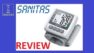 Sanitas SBC 251 Blood Pressure Monitor REVIEW Lidl 21 systolicdiastolic 30250 pulse 40180 [upl. by Eninaej662]