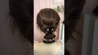 Beautiful Hair Style Girl Easy hairhacks hairtutorial hair hairstyle [upl. by Kovacs961]