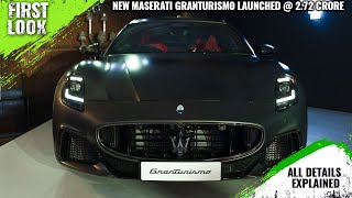 New Maserati GranTurismo Launched  Price From 272 Crore  Explained All Spec Features And More [upl. by Ecirtnahs]