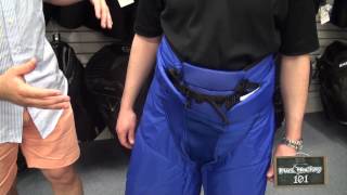 How to Choose amp Fit Hockey Pants [upl. by Karlow]