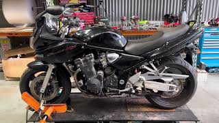 Suzuki Bandit 1200 GSF1200 2005 test run for parts dismantle salvage walk around [upl. by Ariahaj]