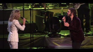 Josh Groban and Jennifer Nettles  99 Years Official Live from Madison Square Garden [upl. by Eanat]