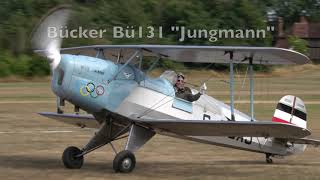 Bücker Bü131 Jungmann Aerobatics [upl. by Mable]