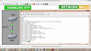 Disabling DTPDynamic Trunking Protocol  CCNP RampS Level by Network Bulls [upl. by Wistrup603]