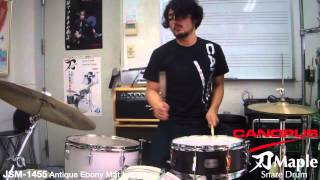 CANOPUS 刃II YAIBAII Maple Snare Drum Sohei Oyama [upl. by Farrel247]