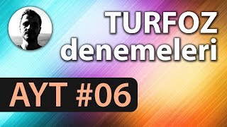 AYT Fizik Denemesi 06  TURFOZ YKS Fizik Denemeleri Çözümleri [upl. by Wymore]