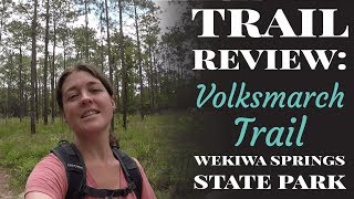 Trail Review Volksmarch Trail in Wekiwa Springs State Park [upl. by Aeet71]