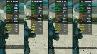 Starfield How Much RAM Do You Need  8GB vs 16GB vs 24GB vs 32GB RAM  RTX 3060 [upl. by Aivekahs]