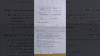 MBBS 1st Year Question Paper  Biochemistry November 2023 Exam Paper  KNRUHS University [upl. by Nosaj]