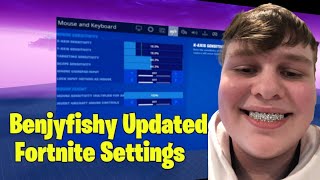 Benjyfishy Fortnite Settings and Keybinds Updated [upl. by Collbaith402]