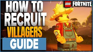 How To Recruit Villagers In LEGO Fortnite [upl. by Dulciana533]