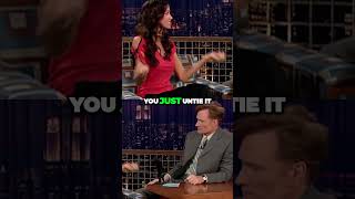 Conan OBrien have fun funny Shannon Elizabeth on Late Night Show shorts [upl. by Malvino]