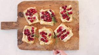 Cranberry Brie Tarts [upl. by Irrok]