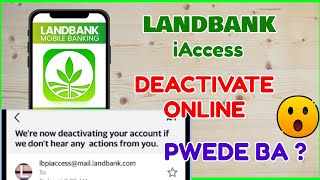 How to Delete Deactivate Landbank iAccess Online How to Remove Landbank App Account [upl. by Enida282]