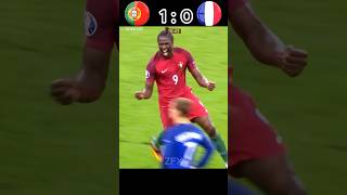 time restart  extra time Euro final portugal vs france 2016 [upl. by Einneb]