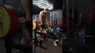 2575kgs567lbs Bench powerlift motivation powerlifts [upl. by Adoc]