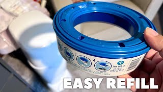 How To Setup amp Refill DIAPER GENIE [upl. by Richelle222]