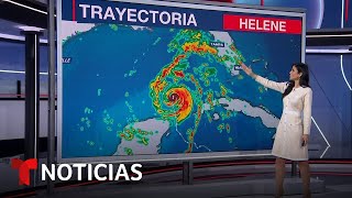 Pronostican el posible trayecto de Helene en Estados Unidos  Noticias Telemundo [upl. by Teyugn]