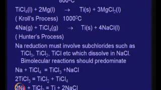 Mod01 Lec29 Lecture29Extraction of Titanium [upl. by Nagn354]