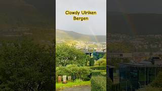 Beautiful view of Ulriken Bergen bergen shorts norway fjords scandinavia travel norge [upl. by Onailerua]