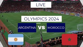 Argentina vs Morocco  Live Stream  Olympics 2024 [upl. by Lecram]