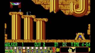 Lemmings PC  Level  Only floaters can survive this [upl. by Kahaleel]