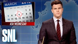 Weekend Update Ash Wednesday  SNL [upl. by Siloum]