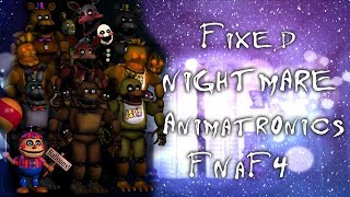 Speed Edit  FNAF  Making Fixed Nightmare Animatronics V3 [upl. by Serles]