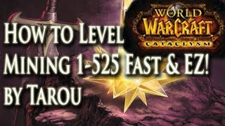 Cata Mining Guide 1525 Leveling Fast amp Easy How to Level Mining 1525 [upl. by Waldron]