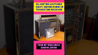 My old radio 8827 model Silverton Wayfarer 20 transistor 6 band receiver 1968s oldradio YouTube [upl. by Gobert]