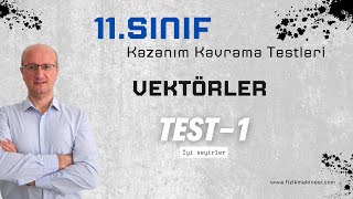 Vektörler1  11Sınıf Kazanım Kavrama Testi1  2025  AYT [upl. by Marduk465]