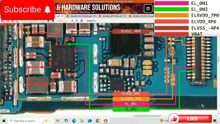 Samsung A8 a800 lcd light diagram  samsung a8 backlight ways and circuits borneo [upl. by Nairim]