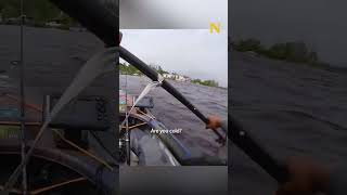 Kayaker saves child part 2 [upl. by Anelis]