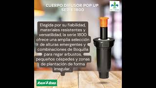 Aspersor serie 1800 de Rainbird [upl. by Dnomse]