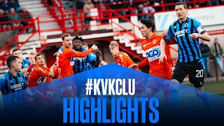 KV KORTRIJK  CLUB BRUGGE  HIGHLIGHTS  20222023 [upl. by Lolande]