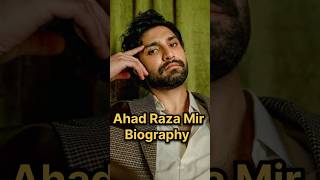 Ahad Raza Mir Biography ahadrazamir ahadrazameer ahadrazamirdarama hindiserialgossips ahad [upl. by Nealey652]