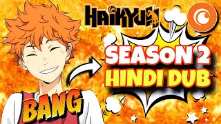 Haikyuu Season 2 Hindi Dub Release Date  Haikyu In Hindi  Factolish [upl. by Dehlia517]