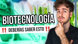 Estudiar BIOTECNOLOGÍA ¿Es una carrera del futuro ¿Cuánto se gana [upl. by Adnuhsed]