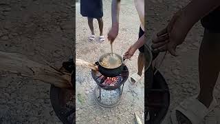 Unripe pawpaw Delicacy africanfood shortsvideo shorts shortsfeed [upl. by Karsten883]