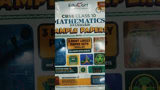 Class 10 Educart sample papers for 2025 examination [upl. by Ayarahs835]