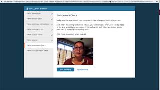 Respondus Environment Check tutorial [upl. by Karlene]