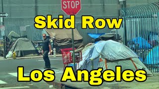 Skid Row and the Santee Alley in Downtown Los Angeles [upl. by Veator]