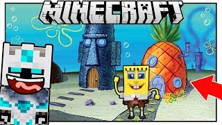 TERNYATA SPONGEBOB LEBIH TERLIHAT NYATA JIKA DIMAININ DI MINECRAFT [upl. by Claudie]