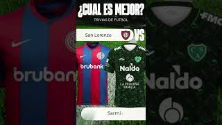 San Lorenzo vs Sarmiento ¿Que Camiseta Es Mejor sanlorenzo sarmiento futbol shorts [upl. by Horton]